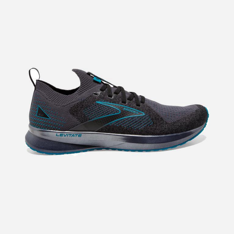 Tenis Brooks Correr Levitate Stealthfit 5 Energy Return Hombre Zapatillas En Asfalto - Negros / Gris